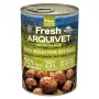 Šlapias šunų ėdalas ARQUIVET Fresh Iberian Pork Meatballs 400 g – pilnavertis konservuotas ėdalas, be grūdų, suaugusiems šunims