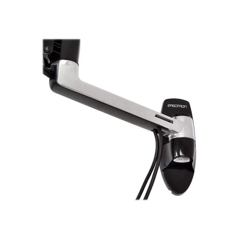 Ergotron LX HD sieninis laikiklis Swing Arm - tvirtinimo rinkinys (svyrančioji ranka, rankenėlė) televizoriui (pakreipimas ir pasukimas) - aliuminis - ekrano dydis: iki 106,7 cm (42 inch) - tvirtinimo detalės