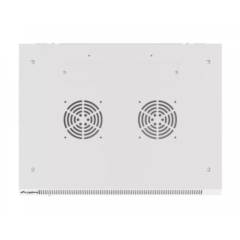 Lanberg sieninis montavimo stovo spintas 19'' 18U 600x450 mm pilkas (stiklinės durys)