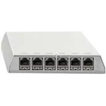 Pataisos skydelis Rutenbeck PP-ClassEA iso-6 Ap rw 6x RJ-45 gryna balta