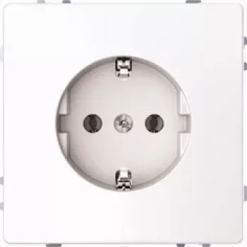 Merten MEG2301-6035. Produktfarbe: Weiß, Material: Thermoplast. Eingangsspannung: 250 V, Stromstärke (maximal): 16 A. Anzahl enthaltener Produkte: 1 S