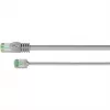 Goobay Ultra-Flexible CAT 8.1 Patch Cable slim U/FTP pilkas - itin trumpas kištukas 99,9% (74349)