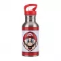 Paladone Super Mario metalinis vandens butelis su šiaudeliu