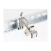 DeLOCK 66477 metalinis „Keystone“ laikiklis DIN bėgeliui, 1 prievadas, su etikete