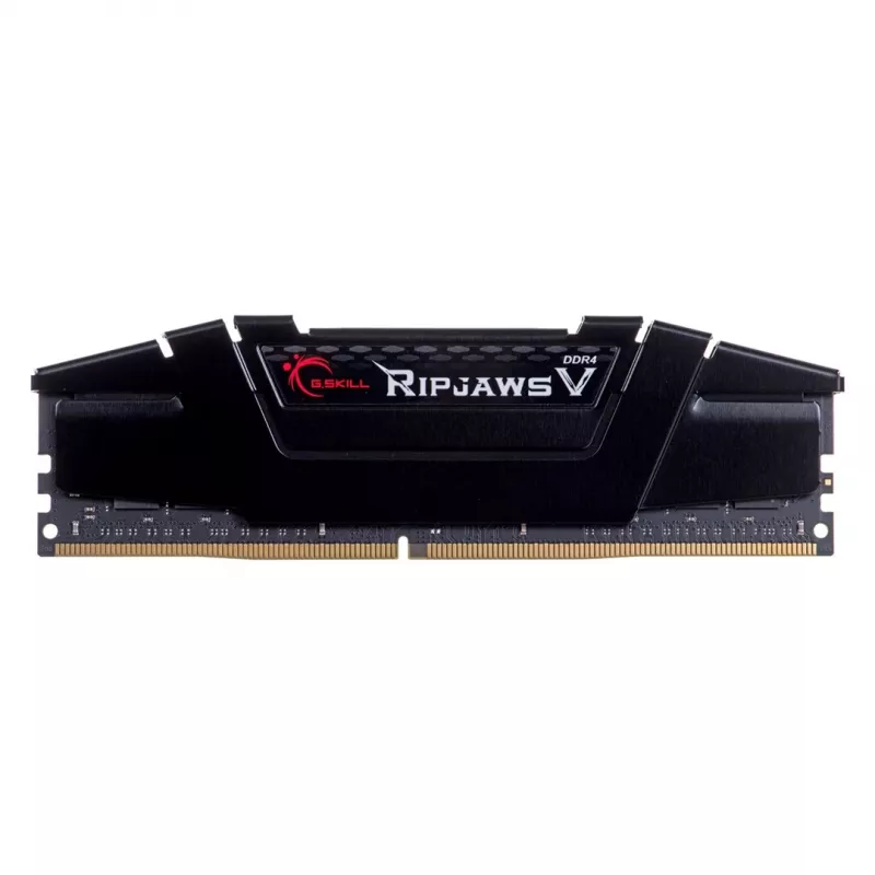 G.SKILL Ripjaws V Series DDR4 64GB (4x16GB) 3200MHz CL16 atminties rinkinys, juodas (F4-3200C16Q-64GVK)