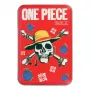 Žaidimo kortos Paladone One Piece metalinėje dėžutėje – standartinis kaladės dydis