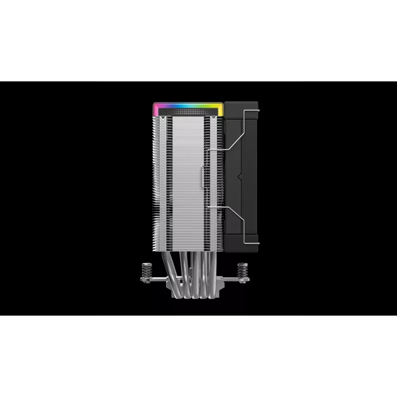 Oro aušintuvas DeepCool AK500S Digital SE — 120 mm ventiliatorius, LGA1700/AM5/AM4 ir Intel LGA115x/1200 lizdų palaikymas, Juodas