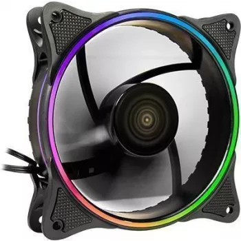 Ventiliatorius Inter-Tech 88885552 kompiuterio aušinimo sistema 12 cm juodas
