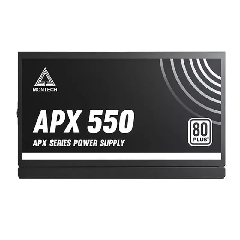 Montech APX550 maitinimo blokas 550 W 20+4 pin ATX juodas