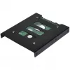 Tvirtinimo rėmelis ultron vidinis 1x2.5 colio SSD/HDD Metal black (377213)