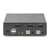 KVM jungiklis, 2x1, DisplayPort, 4K@60Hz, DS-12851