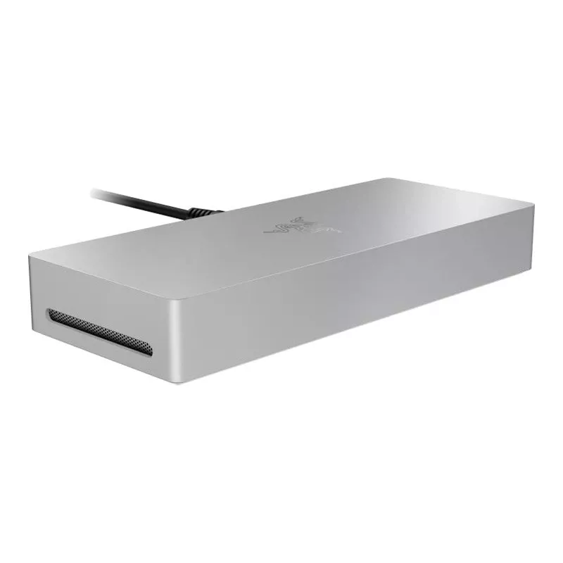 Razer Thunderbolt 5 Dock Mercury White – 4 USB prievadai, 1 HDMI