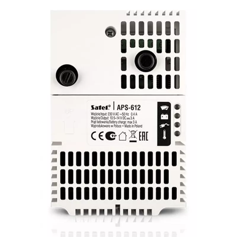 Maitinimo blokas Satel APS-612 laidinis 265V baltas 122mm x 84mm x 78mm