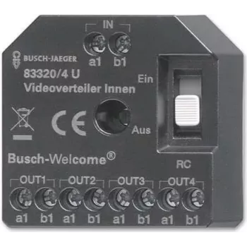BJ 83320/4 U Aktyvus vaizdo skirstytuvas vidaus montavimui UP (2CKA008300A0508)