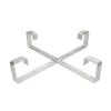 Kabelių laikiklis Extralink Four Arms aliumininis rėmas S500 — 500 x 500 x 70 mm, ant stalo/sienos, aliuminis