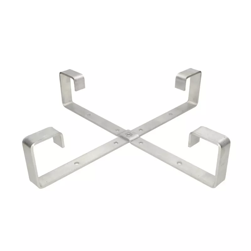 Kabelių laikiklis Extralink Four Arms aliumininis rėmas S500 — 500 x 500 x 70 mm, ant stalo/sienos, aliuminis