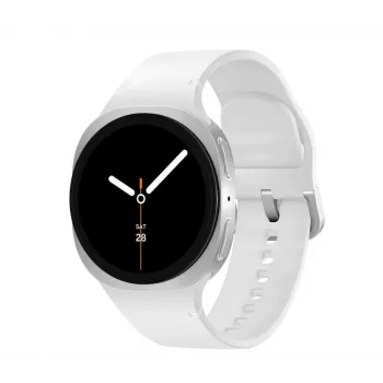 Samsung Galaxy Watch8 3.3 cm (1,3 colio) AMOLED 40 mm Skaitmeninis 438 x 438 pikselių Liečiamas ekranas Sidabrinis Wi-Fi GPS (palydovas)