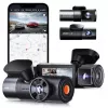 Automobilinis vaizdo registratorius VANTRUE N5 Nexus 5 – 4 kanalų, 2592×1944 pagrindinė kamera, 160° priekis/salonas, GPS, Wi‑Fi, IPS ekranas, MicroSD iki 512 GB