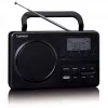Nešiojamas radijo imtuvas Lenco MPR-035BK – FM/AM, maitinimas iš tinklo arba baterijų, 2,5 colio LCD, 20 FM išankstinių nustatymų, 3,5 mm išvestis
