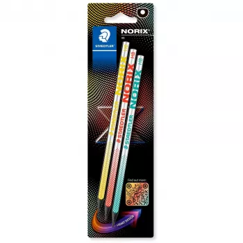 Pieštukas grafitinis Staedtler 181-HBBK3 HB įvairiaspalvis