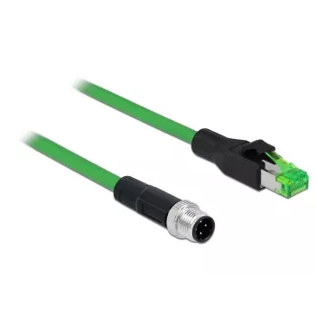 Tinklo kabelis DeLOCK 85438 RJ45 Ethernet Cat6 2m Juodas