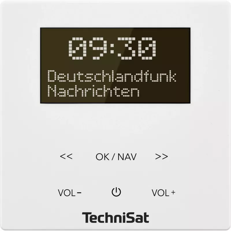 TechniSat DigitRadio UP 55 - DAB+ radijas - 2 x 2 W - Baltas (0001/3901)