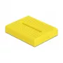 Breadboard DELOCK 18320 – plastikinė prototipų plokštė, geltona, 36×46×10 mm