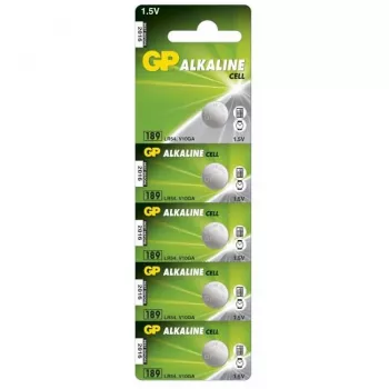 GP Batteries LR54 šarminė vienkartinė baterija, 1,5 V, 5 vnt., aukštis 3,05 mm