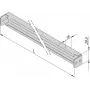 Schroff C-RAIL 600 LG (2 vnt.) (23130333)