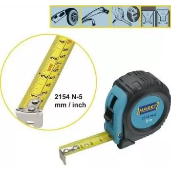 Hazet matavimo juosta 5 m plieninė 2154N-5 (2154N-5)