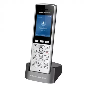 Grandstream Networks WP822 belaidis IP telefonas juodas, sidabrinis 2 linijos LCD Wi-Fi