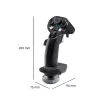 Pridedama rankena Flightstick Thrustmaster Sol-R 3 AVA, juoda, USB Type-C, analoginė/digitalinė, PC, 75×115×200 mm