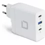 DICOTA D31983 Mobiliojo įrenginio ir nešiojamojo kompiuterio greitasis įkroviklis, balta, AC, 100 W, GaN