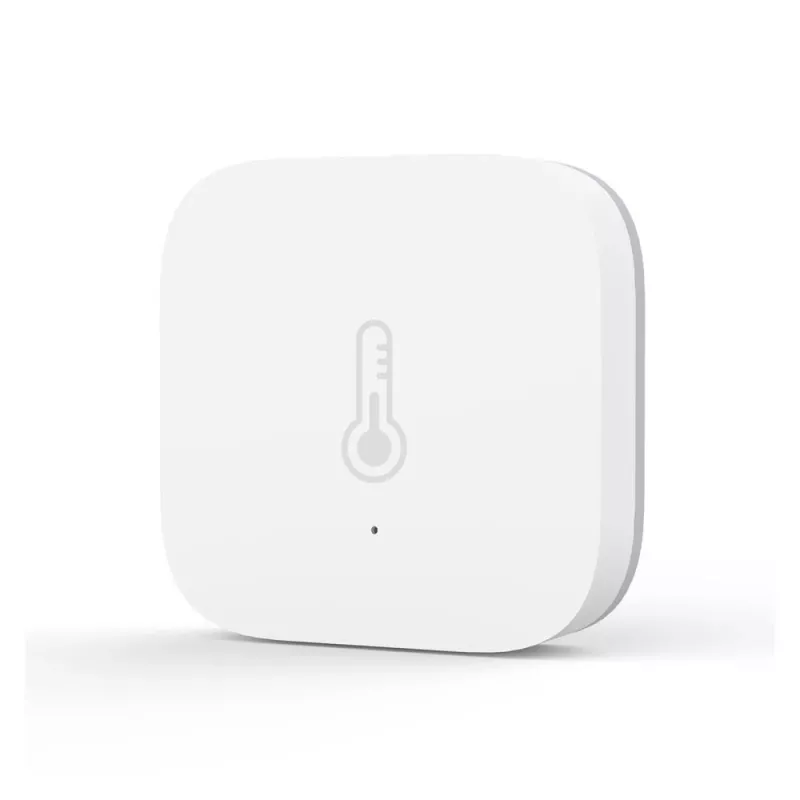 Aqara TH-S02D Baltas temperatūros ir drėgmės jutiklis, HomeKit Alexa Google