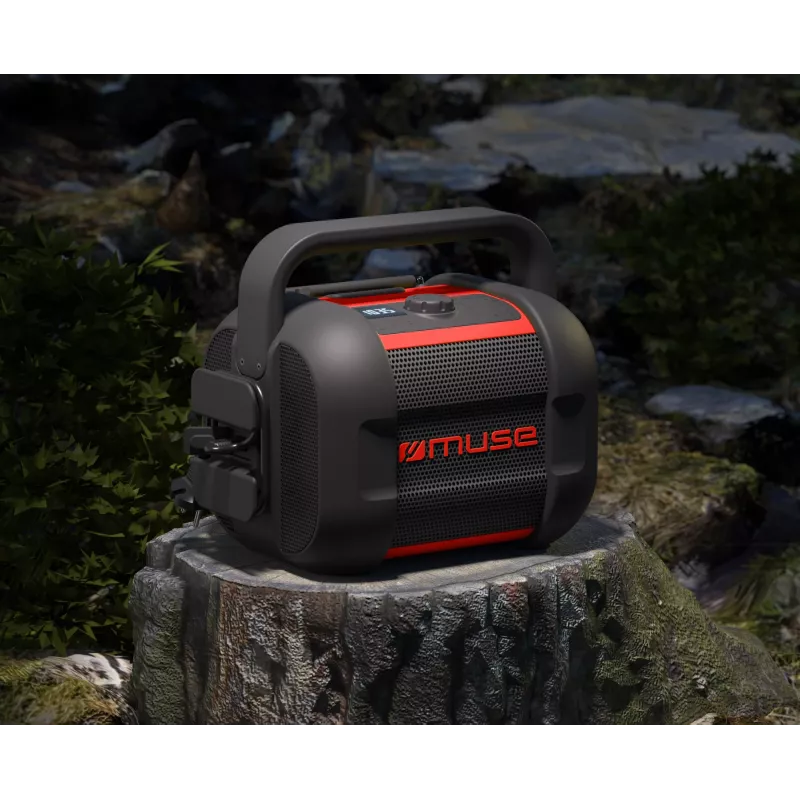 Nešiojamas Bluetooth radijas Muse M-968 BTR — 40 W, NFC, įkraunama baterija