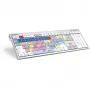 Klaviatūra Logickeyboard LKB-PPROCC-CWMU-FR Office USB AZERTY balta