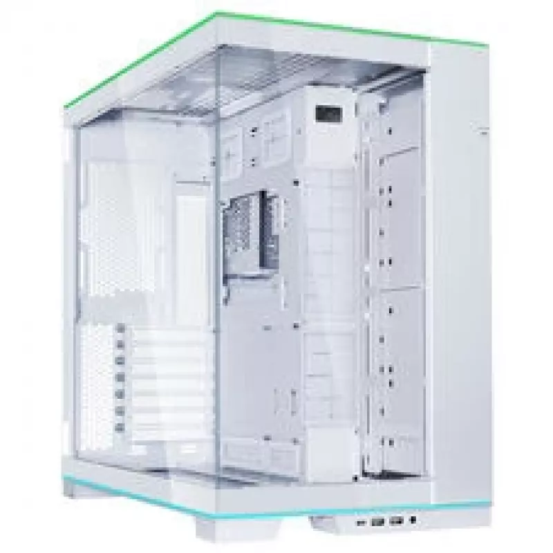 Lian Li O11 Dynamic EVO RGB PC korpuso rinkinys + HydroShift II LCD-S 360TL AiO + 6x UNI FAN SL-INF 120 Reverse Blade ventiliatoriai - Balta