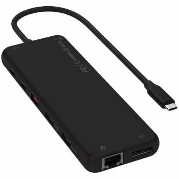 Kelių prievadų USB-C adapteris Satechi ST-P3D13K 13-in-1 su trigubo ekrano palaikymu