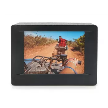 Easypix GoXtreme Enduro Black - Veiksmo kamera - tvirtinama - 4K / 30 kadrų per sekundę - 8 MP - Wi-Fi - atspari vandeniui iki 30 m - Juoda