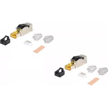 RJ45 Cat.8.1 tinklo jungtis ShiverPeaks BS08-45001-2 metalinis, lauke konfigūruojamas