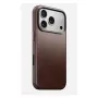 Nomad Traditional Leather Case dėklas iPhone 17 Pro, oda, mikropluoštas, tinka 6,3 colio (16 cm) ekranui, ruda