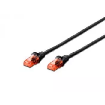 DIGITUS DK-1612-005/BL tinklo kabelis juodas 0,5 m Cat6 U/UTP (UTP)