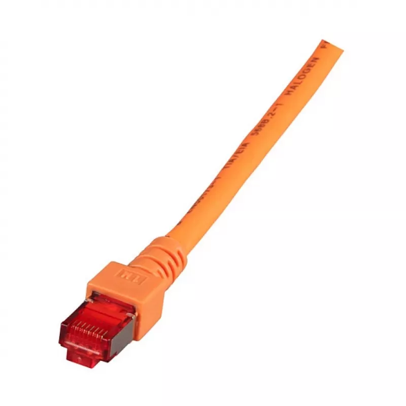 EFB-Elektronik RJ45 jungiamasis kabelis Cat.6 S/FTP LSZH oranžinis 0,5m