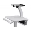 Ergotron Tablet Cart SV10 – vežimėlis planšetei / klaviatūrai, metalas, baltas, aliuminis, iki 30,5 cm (12 inch)