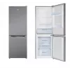 Šaldytuvas su šaldikliu AMICA FK2425.4UNTX(E) laisvai pastatomas, 277 L bendras, apatinis šaldiklis 74 L, inverteris, sidabrinis, 1593×540×550 mm