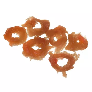 Šunų skanėstai PETITTO Soft vištienos žiedeliai 500 g