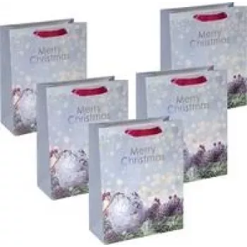 Dovanų maišeliai sigel Charmful Christmas GT114 Dideli 26 x 33 cm, pakuotės dizainas dovanoms