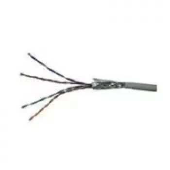 Wentronic Goobay CAT 5e tinklo kabelis, SF/UTP, pilkas, 100 m - CU, AWG 24/1 (vientisas), PVC (15015)