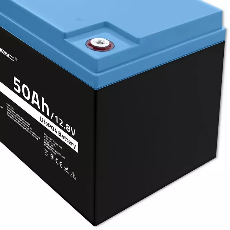 LiFePO4 akumuliatorius QOLTEC 12.8V 50Ah (model 53704) atsarginiam maitinimui ir energijos kaupimui