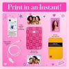 Barbie x Kodak STEP Slim belaidis momentinis nuotraukų spausdintuvas, ZINK 2x3'', 1ppm, Bluetooth, rožinis